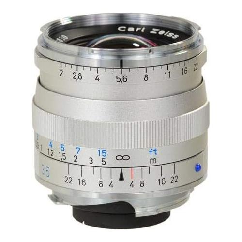  Zeiss 35mm f2 Biogon T* ZM MF Lens for Zeiss Ikon & Leica M Cameras (Silver)