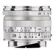 Zeiss 28mm f2.8 T* ZM Biogon Lens, for Zeiss Ikon & Leica M Mount Rangefinder Cameras, Silver