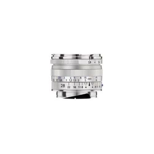  Zeiss 28mm f2.8 T* ZM Biogon Lens, for Zeiss Ikon & Leica M Mount Rangefinder Cameras, Silver