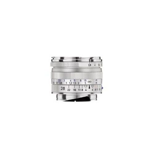  Zeiss 28mm f2.8 T* ZM Biogon Lens, for Zeiss Ikon & Leica M Mount Rangefinder Cameras, Silver