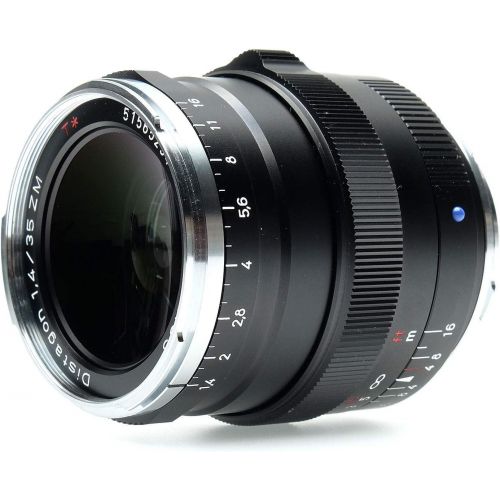  Zeiss 35mm 1.4 Distagon T ZM Lens for Zeiss Ikon and Leica M Mount Rangefinder Cameras - Black
