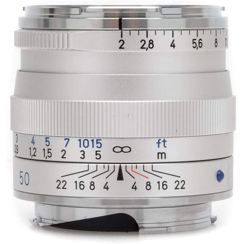  Zeiss Planar T 50mm f2.0 ZM Mount Lens (Silver)