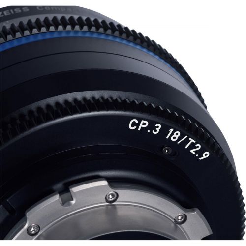  Zeiss 28mm T2.1 CP.3 Compact Prime Cine Lens (Feet) with PL Bayonet Mount