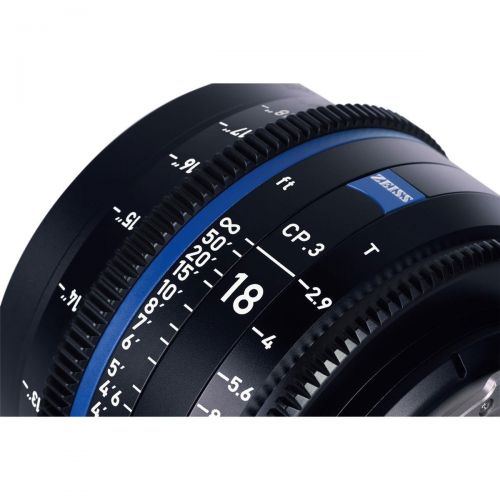  Zeiss 28mm T2.1 CP.3 Compact Prime Cine Lens (Feet) with PL Bayonet Mount