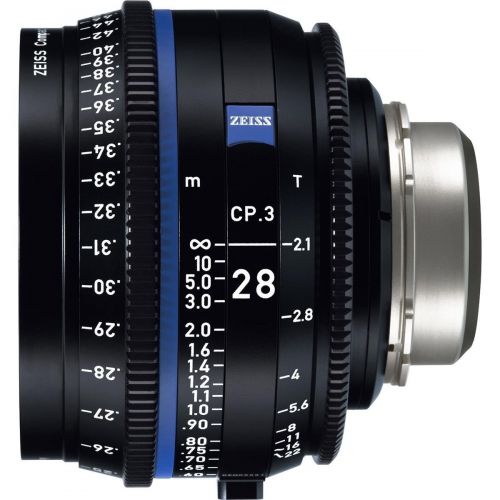  Zeiss 28mm T2.1 CP.3 Compact Prime Cine Lens (Feet) with PL Bayonet Mount