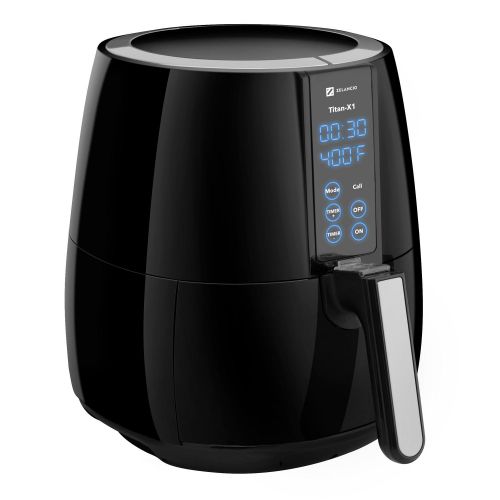  Zelancio Titan X-1 Digital LCD Display Air Fryer with Rapid Air Fry Technology. Ultimate Healthy Multifunctional Cooker - Fry  Bake  Grill  Roast