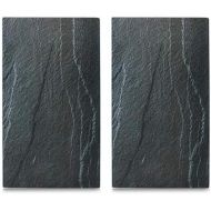 [아마존베스트]ZELLER PRESENT SCHOENER LEBEN. PRAKTISCH WOHNEN. Zeller Hob Covers / Chopping Boards in Marble, Set of 2, 52 x 30 x 0.8 cm