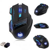 Zelotes F14 2.4 G Wireless Gaming Mouse Mice PC Mouse 2400 DPI 9 Buttons