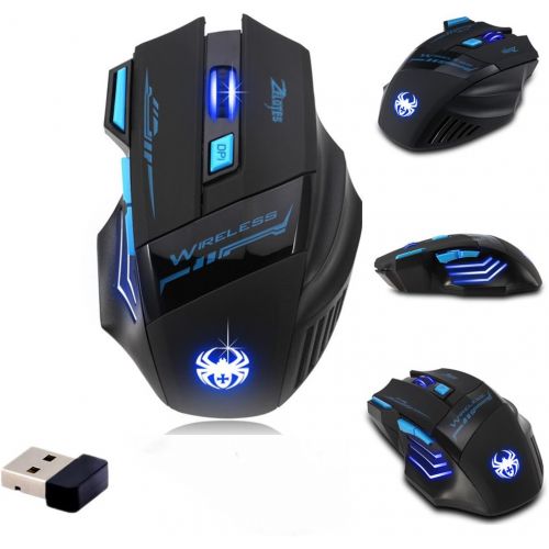  Zelotes F14 2.4 G Wireless Gaming Mouse Mice PC Mouse 2400 DPI 9 Buttons