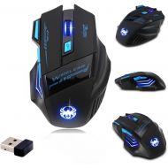 [아마존베스트]Zelotes F14 2.4 G Wireless Gaming Mouse Mice PC Mouse 2400 DPI 9 Buttons