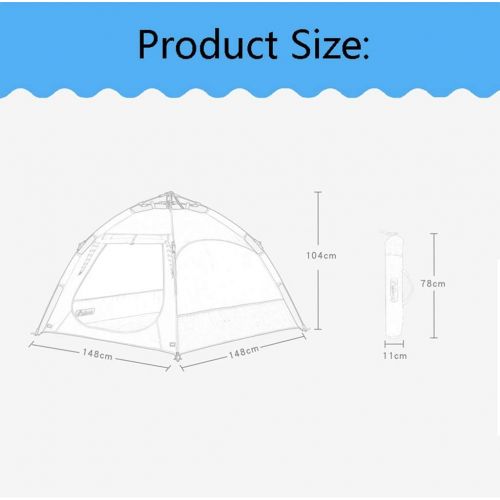  Zelt LCSHAN Childrens Tent Automatic Indoor Toy House Outdoor Waterproof Sun Cream