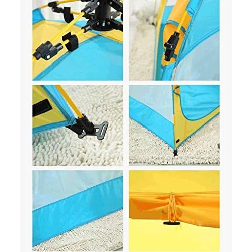  Zelt LCSHAN Childrens Tent Automatic Indoor Toy House Outdoor Waterproof Sun Cream