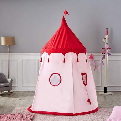  Zelt LCSHAN Large Space Kinderspielhaus fuer Kinder (Farbe : Pink)