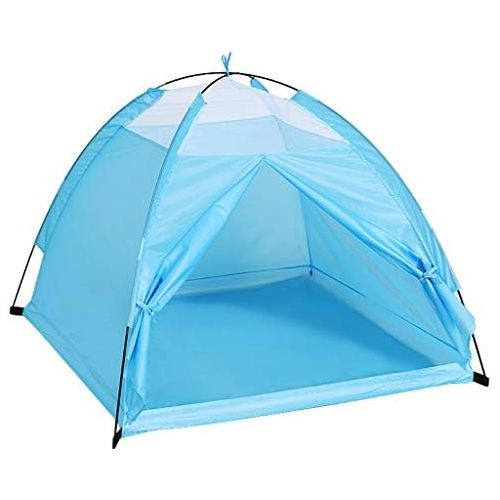  Zelt LCSHAN Kinderzelt Indoor Outdoor Spielhaus Polyester Umweltschutz (Farbe : Blau)