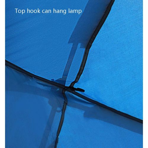  Zelt LCSHAN Outdoor Automatik 3-4 Personen Campinghaus Anti-Sturm Verdickung UV-Schutz (Color : Blue)