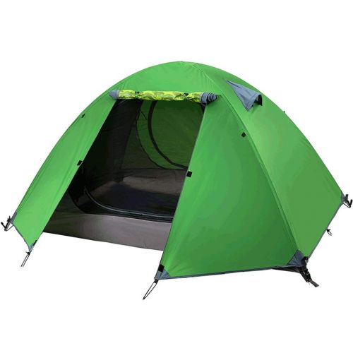  Zelt LCSHAN Outdoor 2 Personen Reisen Camping selbstfahrende Feldausruestung wasserdicht