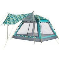 Zelt LCSHAN Outdoor 3-4 Personen Vollautomatischer Verdickungsregen 2 Personen Strandausruestung (Color : Green)