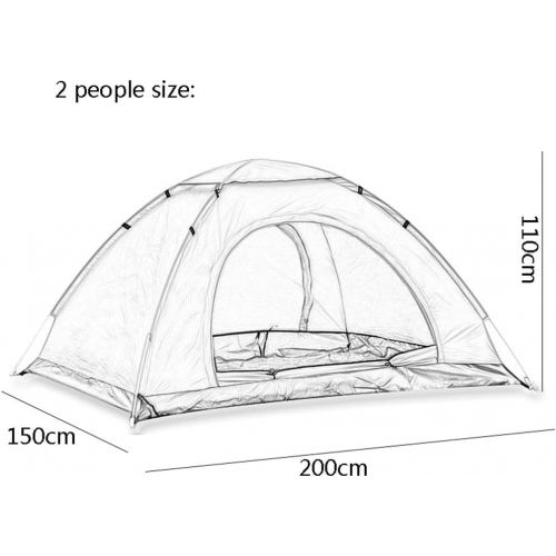  Zelt LCSHAN Feldzelt Speed Open Family Camping Regenfeste Automatische Ausruestung (Farbe : Blau, groesse : 2 People)