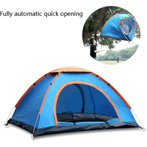  Zelt LCSHAN Feldzelt Speed Open Family Camping Regenfeste Automatische Ausruestung (Farbe : Blau, groesse : 2 People)