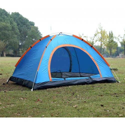  Zelt LCSHAN Feldzelt Speed Open Family Camping Regenfeste Automatische Ausruestung (Farbe : Blau, groesse : 2 People)