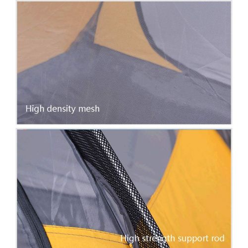  Zelt LCSHAN Mehrpersonen-Doppelzelt Camping Picknick Breathable Double Waterproof Rainproof Beach (Color : Blue)