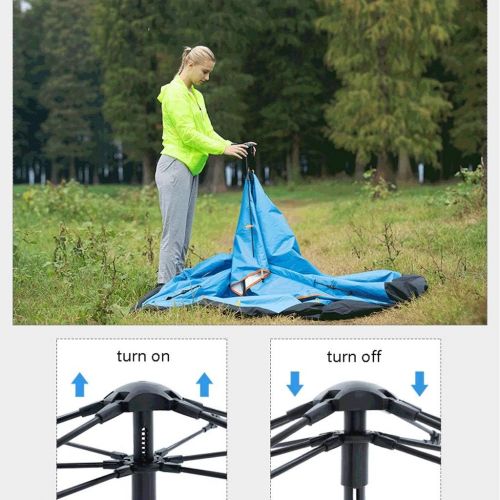  Zelt LCSHAN Outdoor 3-4 Personen Vollautomatische Verdickung Anti-Sturm Doppel Camping (Color : Green)