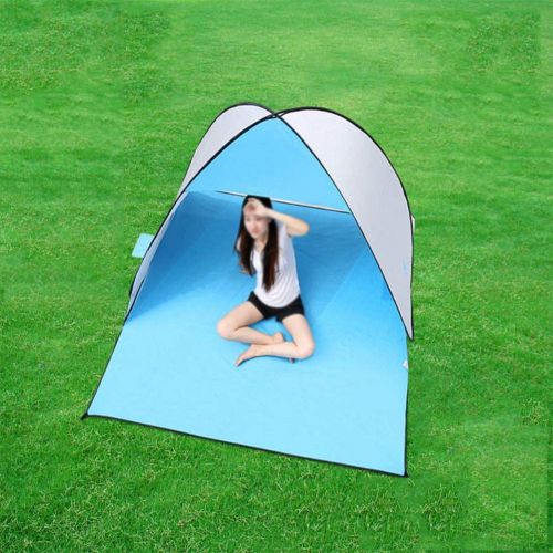  Zelt Tragbare Zeltfamilien/Strand/Camping/Wandern/Picknick/Strand Automatische Geschwindigkeit Open Sun Protection Wasserproof Falten Double Fishing 150 * 180 * 100