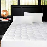 Zen Bamboo Ultra Soft Fitted Bamboo Mattress Pad - Premium Hypoallergenic Bamboo Mattress Topper with Honeycomb Cooling Technology - Queen