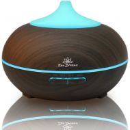 Zen Breeze Essential Oil Diffuser Dark Wood - Aromatherapy Diffuser - Birthday Gift Edition