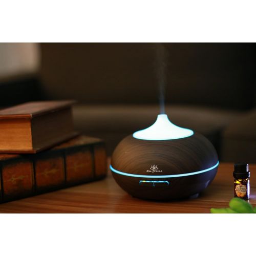  Zen Breeze Essential Oil Diffuser Dark Wood - Aromatherapy Diffuser - Birthday Gift Edition