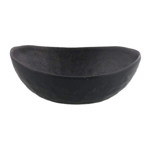  Zen Table Japan Minoruba 7.7 Japanese Oval Bowls Made in Japan Set of 2 - Black