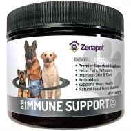 Zenapet Dog Immune Support-Immune Booster for Dogs-Safeguard Your Dogs Immune System-Premier Superfood Supplement for Your Pet-Natural Vitamins for Dogs in Food Form with Antioxida