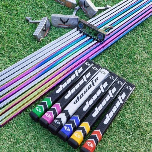  Zenesty Golf Putter Grips Midsize for Men 45g 2.0 Fit Most Iron Club Pistol Shape Lightweight Tacky Surface Delicate Pattern Soft Polyurethane Material Comfortable Feel 6 Colors fo