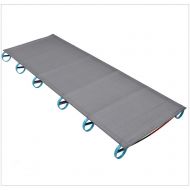 Zengya Outdoor Folding Bed Camping Mat Ultralight Single Bed Cot Sturdy Portable Sleeping Bed Aluminium Frame