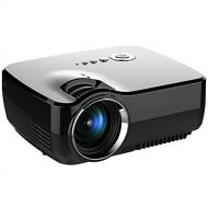 Projector, Zenhon Mini Portable Video LED Projector 1080P for Outdoor Indoor Home Cinema Theater/Game/DVD/PC/Laptop Show,via HDMI/USB/AV/SD/VGA Ports(Black)