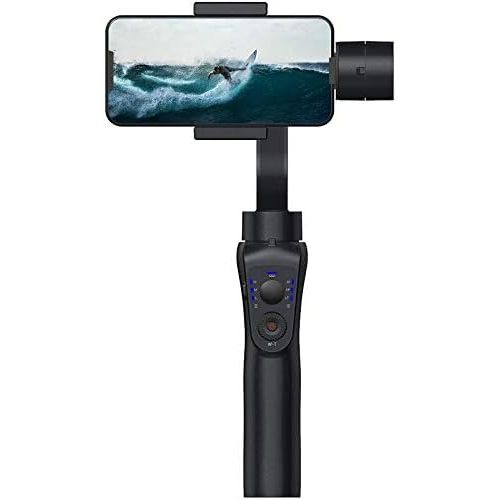  Zenith 3-Axis Gimbal Stabilizer for iPhone 12 11 PRO MAX X XR XS Smartphone Vlog Youtuber Live Video Recording and Streaming with Sport Inception Mode Face Object Tracking Motion Time-Lap