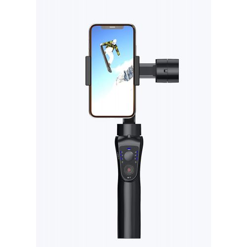  Zenith 3-Axis Gimbal Stabilizer for iPhone 12 11 PRO MAX X XR XS Smartphone Vlog Youtuber Live Video Recording and Streaming with Sport Inception Mode Face Object Tracking Motion Time-Lap