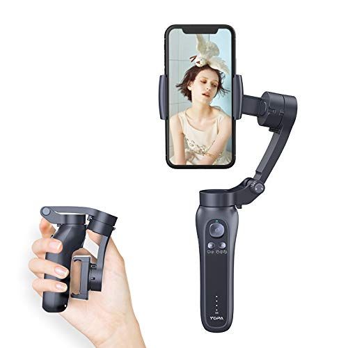  Zenith 3-Axis Gimbal Stabilizer for iPhone 12 11 PRO MAX X XR XS Smartphone Vlog Youtuber Live Video Recording and Streaming with Sport Inception Mode Face Object Tracking Motion Time-Lap