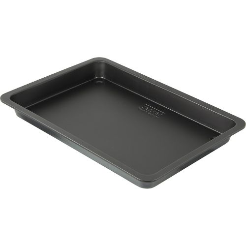  Zenker Grill- und Auflaufform (42 x 4 x 29 cm) SPECIAL COOKING, rechteckige Ofenform mit Antihaftbebeschichtung, Backform fuer krosse Braten & saftige Auflaufe (Farbe: Schwarz), Men