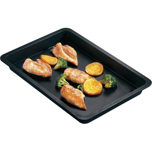  Zenker Grill- und Auflaufform (42 x 4 x 29 cm) SPECIAL COOKING, rechteckige Ofenform mit Antihaftbebeschichtung, Backform fuer krosse Braten & saftige Auflaufe (Farbe: Schwarz), Men