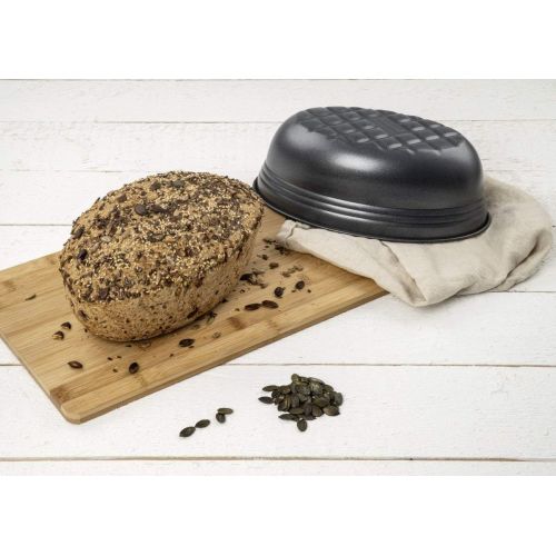  [아마존베스트]Zenker Bread tin, oval, black, metallic, bread baking tin with ceramic-reinforced, non-stick coating, cake mould made of high-quality sheet steel, baking mould for bread (colour: B