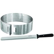 [아마존베스트]Zenker Cake Base Cutter, 34 cm, Patisserie, Height-Adjustable Cutting Aid