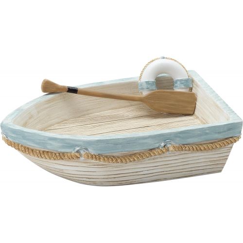  Zenna Home Seaside Serenity Soap Dish, Coastal Beach Theme Bathroom Accessory