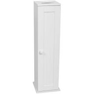 Zenna Home Toilet Tissue Cabinet, Bathroom Storage, White