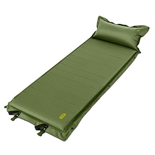  Sleeping Pad, Zenph Self-Inflating Portable Air Mattress Foam Camping Mat 2 inch Thickness with Air Pillow Lightweight for Backpacking, Hiking and Traveling