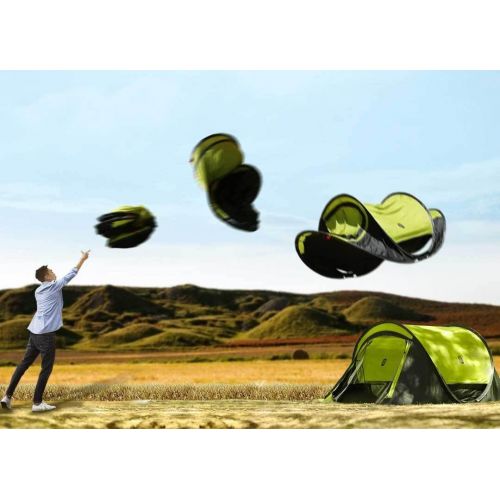  Pop Up Tent, Zenph Automatic 2-3 Persons Family Camping Tent, 3 Seconds Automatic Opening Waterproof Sun Shelter Automatic Instant Tents for Outdoor Hiking