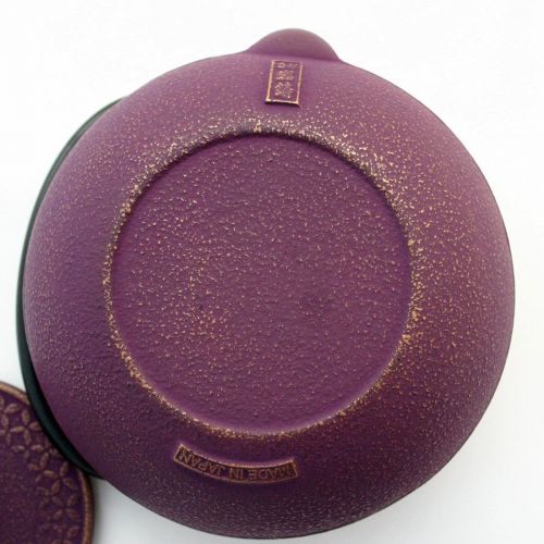  ZentealifeCom Japanese Cast Iron Teapot Tetsubin Iwachu Nambu Purple Jewel /590ml(20 Fl Oz)