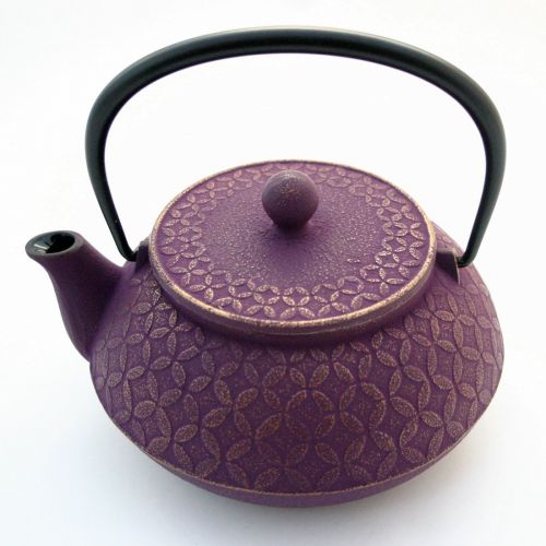  ZentealifeCom Japanese Cast Iron Teapot Tetsubin Iwachu Nambu Purple Jewel /590ml(20 Fl Oz)