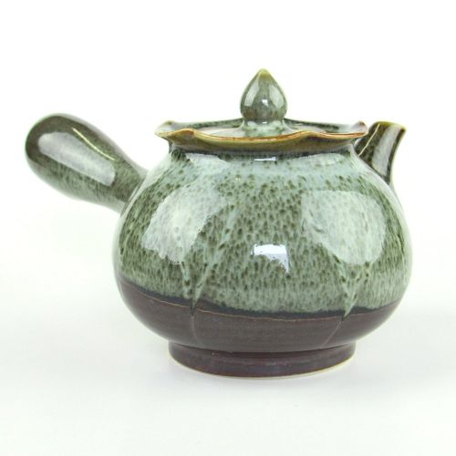  ZentealifeCom Teaset Korean porcelain Lotus Leaves shape/teapot+5 cups+sookwoo/gift set