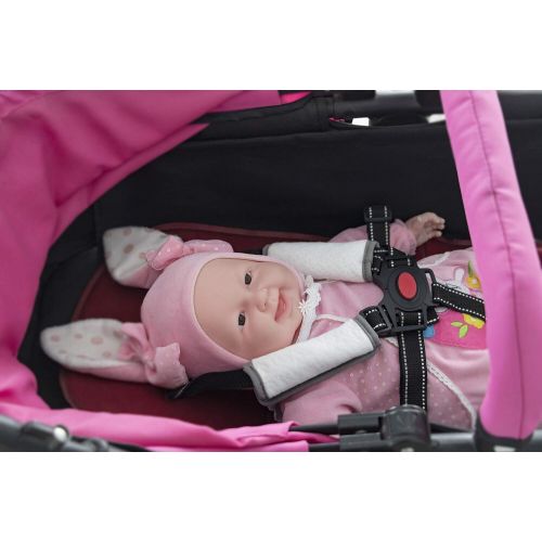  Zentic Creations Luxury Infant Car Seat Strap Pads: Baby Seat Belt Cover & Shoulder Strap Pad - 2 Covers